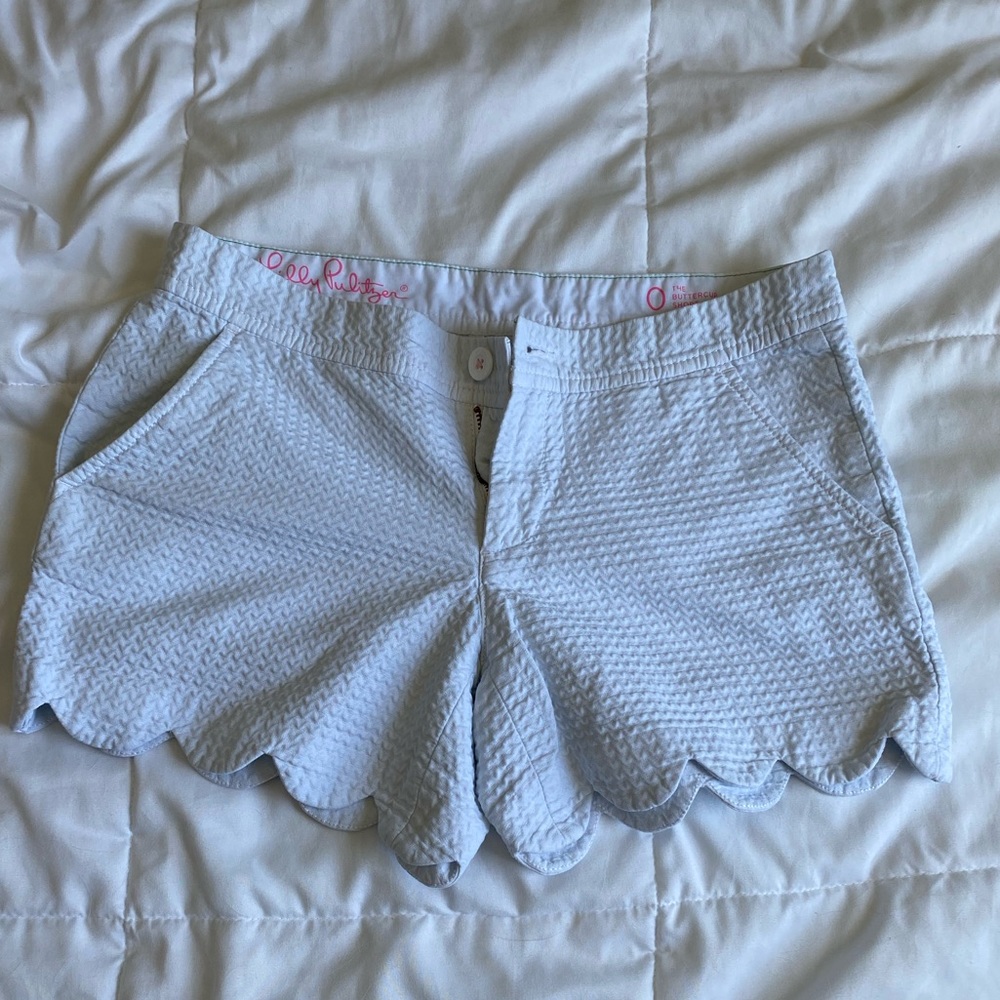 Lily Pulitzer buttercup white shorts